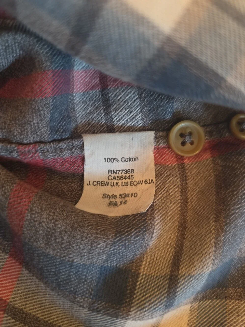 J.Crew - Heavyweight Flannel Workshirt 2-Shirt Bundle - Large - Red & Grey Blue